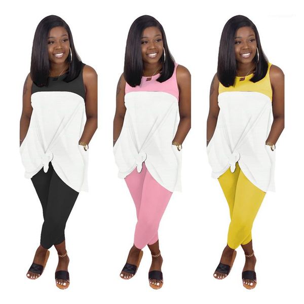 women two piece sets women panelled two piece outfits fashion sleeveless crew neck tracksuits new style, Gray
women two piece sets women panelled two piece outfits fashion sleeveless crew neck tracksuits new style, Gray