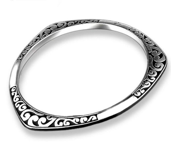 fashion thai silver bracelet for women retro vintage bangle bracelets jewelry for party valentine gift wholesale, Black
fashion thai silver bracelet for women retro vintage bangle bracelets jewelry for party valentine gift wholesale, Black