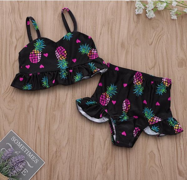 baby colorful pineapple print suspender swimsuit girl summer swimwear kids swimming clothes two pieces zht 169, White
baby colorful pineapple print suspender swimsuit girl summer swimwear kids swimming clothes two pieces zht 169, White