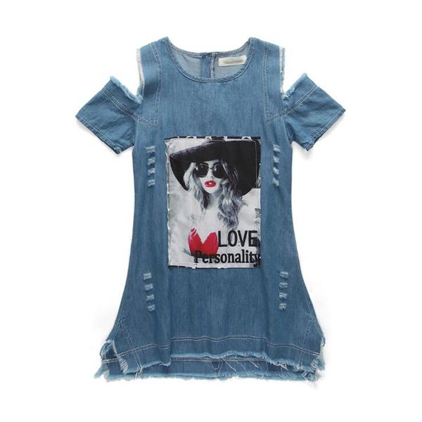 2020 summer girls dress denim clothing off shoulder children dress girl casual print clothes kids fashion hole denim new, Red;yellow
2020 summer girls dress denim clothing off shoulder children dress girl casual print clothes kids fashion hole denim new, Red;yellow