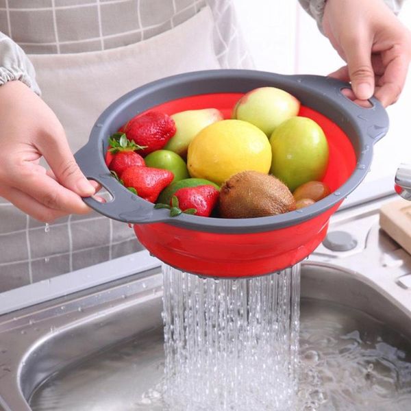 1pc foldable silicone colander fruit vegetable washing basket strainer collapsible drainer with handle kitchen storage box lpt11
1pc foldable silicone colander fruit vegetable washing basket strainer collapsible drainer with handle kitchen storage box lpt11