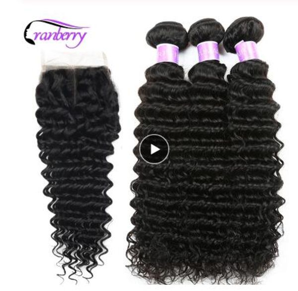 deep wave human hair bundles with closure 4 pcs/lot brazilian hair weave bundles with closure remy hair extension, Black;brown
deep wave human hair bundles with closure 4 pcs/lot brazilian hair weave bundles with closure remy hair extension, Black;brown