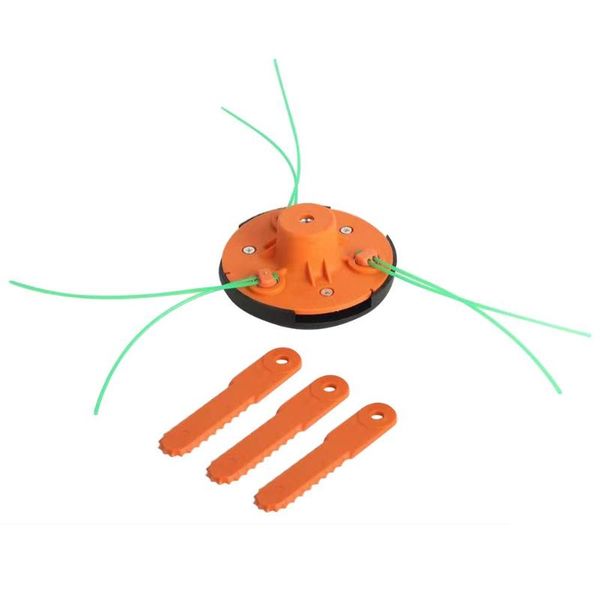 universal grass trimmer head 3 nylon plastic lines 3 blades strimmer brush cutter head garden tools accessories durable dropship
universal grass trimmer head 3 nylon plastic lines 3 blades strimmer brush cutter head garden tools accessories durable dropship