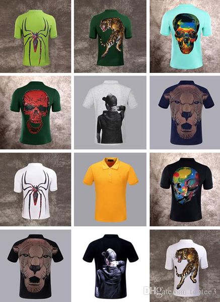 fashion d2 pp summer medusa short sleeve skulls shirt men polo hip hop classic robin polo casual business slim polos 
fashion d2 pp summer medusa short sleeve skulls shirt men polo hip hop classic robin polo casual business slim polos