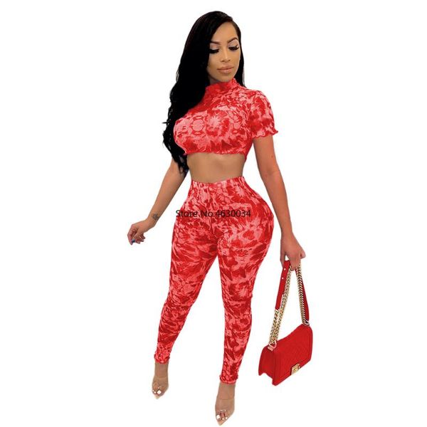 2020 women set two pieces sets summer tracksuits print short sleeve t-shirt & skinny leggings pants suit fitness outfits, White
2020 women set two pieces sets summer tracksuits print short sleeve t-shirt & skinny leggings pants suit fitness outfits, White