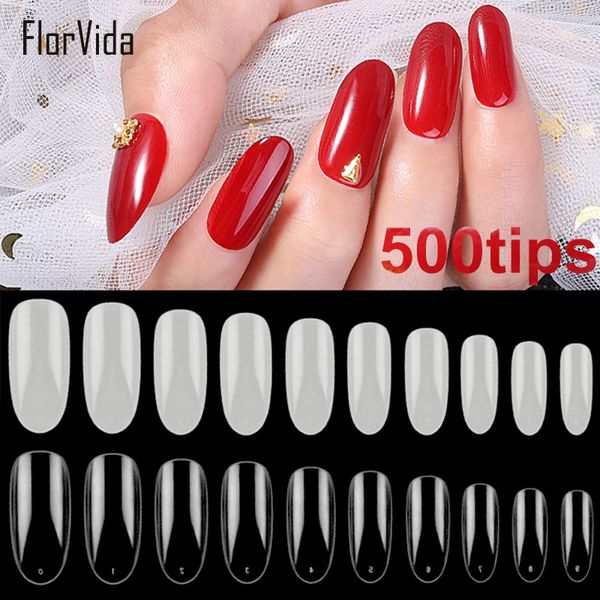 florvida 500pcs set oval fake nails long ellipse acrylic false nail art tips natural clear design for nails manicure kit, Red;gold
florvida 500pcs set oval fake nails long ellipse acrylic false nail art tips natural clear design for nails manicure kit, Red;gold