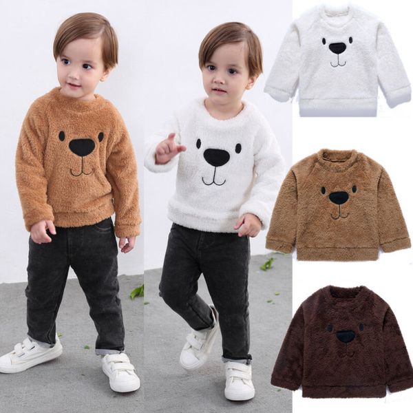 1-5t girls boys sweaters winter wear new style warm plush jacket sweater baby children's clothing kids velvet coat thick clothes, White
1-5t girls boys sweaters winter wear new style warm plush jacket sweater baby children's clothing kids velvet coat thick clothes, White