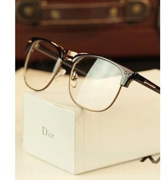 metal half popular wo with big face metal half frame popular men's glasses frame women's glasses with big face, Silver
metal half popular wo with big face metal half frame popular men's glasses frame women's glasses with big face, Silver
