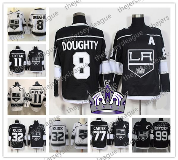 los angeles kings new brand #11 anze kopitar 8 drew doughty 32 jonathan quick 77 carter 99 wayne gretzky black white hockey jersey, Black;red
los angeles kings new brand #11 anze kopitar 8 drew doughty 32 jonathan quick 77 carter 99 wayne gretzky black white hockey jersey, Black;red