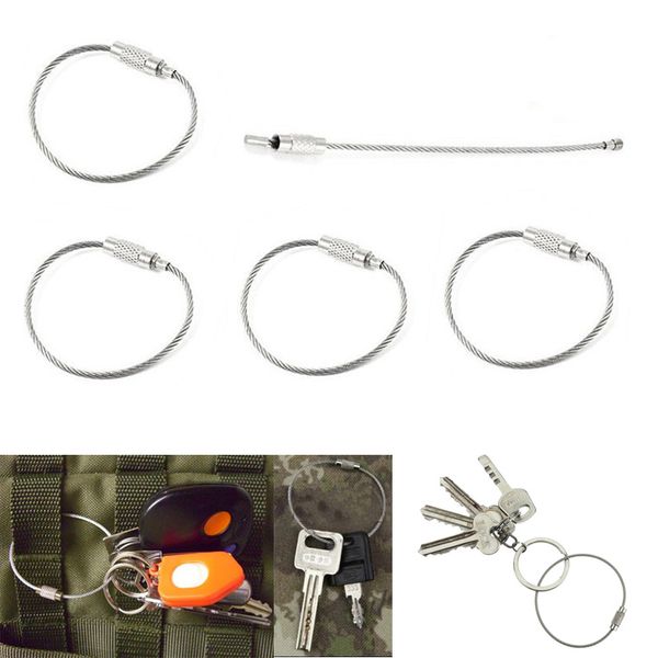 edc stainless steel wire keychain ring key keyring circle rope cable loop outdoor camp luggage tag screw lock gadget ny099
edc stainless steel wire keychain ring key keyring circle rope cable loop outdoor camp luggage tag screw lock gadget ny099