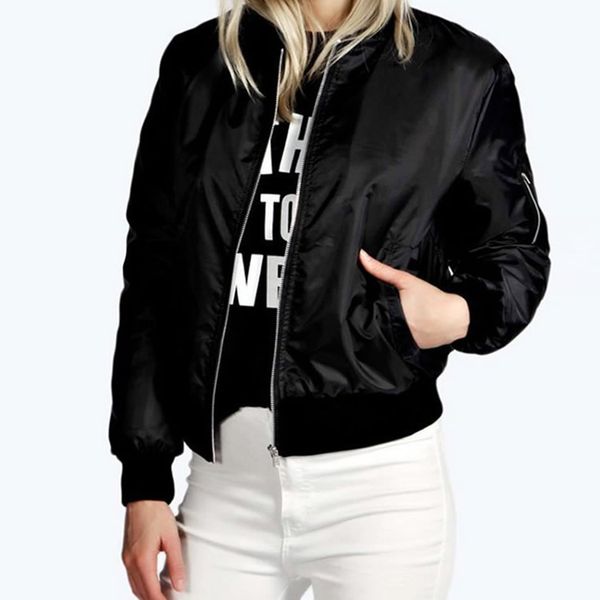2018 autumn woman punk fashion long sleeve cotton casual jacket long sleeve streetwear, Black;brown
2018 autumn woman punk fashion long sleeve cotton casual jacket long sleeve streetwear, Black;brown