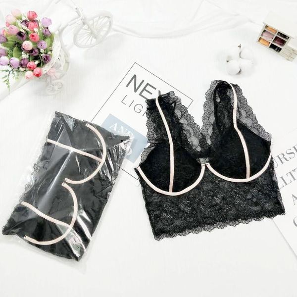 new style lace wrap-around lace queen short camisole v-neck beauty back base clothing with chest pad, Black;white
new style lace wrap-around lace queen short camisole v-neck beauty back base clothing with chest pad, Black;white