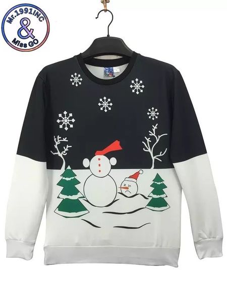 мужской дизайнер 3d пародия снеговик смешные мужчины и женщины пары повседневный пуловер круглый вырез свитер с длинным рукавом, Black
мужской дизайнер 3d пародия снеговик смешные мужчины и женщины пары повседневный пуловер круглый вырез свитер с длинным рукавом, Black