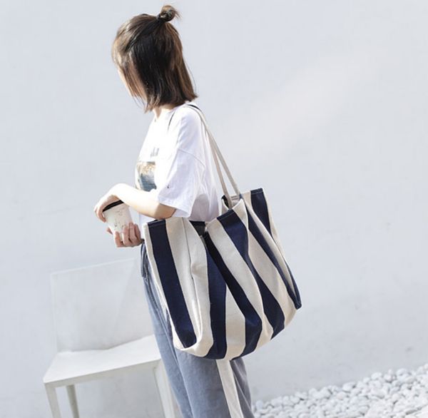 designer women shoulder bags retro and artistic simple handbag lady striped canvas bag casual large women shoulder bag canvas bag#9
designer women shoulder bags retro and artistic simple handbag lady striped canvas bag casual large women shoulder bag canvas bag#9