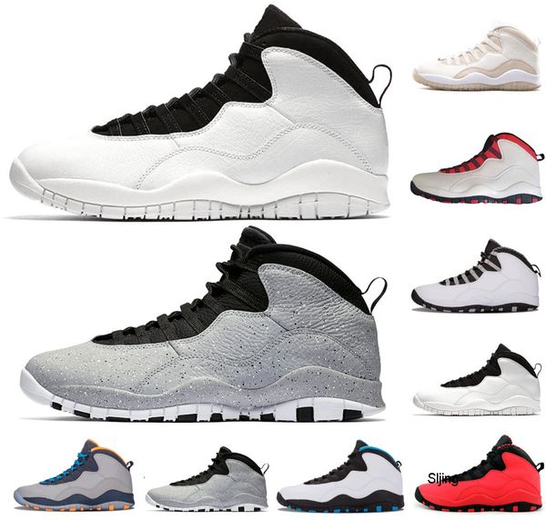 10 10s cement men basketball shoes chicago bobcats steel cool grey i'm back westbrook trainers mens designer shoes sports sneakers
10 10s cement men basketball shoes chicago bobcats steel cool grey i'm back westbrook trainers mens designer shoes sports sneakers