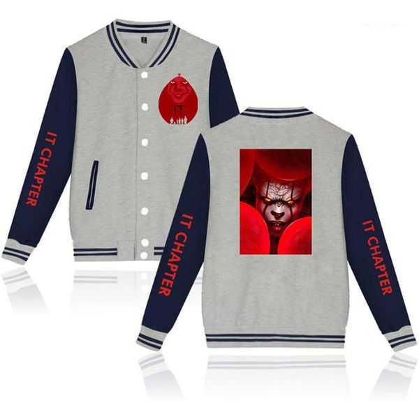 it chapter2 mens autumn designer hoddies 3d print long sleeve homme clothing baseball uniform couple fashion casual apparel, Black
it chapter2 mens autumn designer hoddies 3d print long sleeve homme clothing baseball uniform couple fashion casual apparel, Black