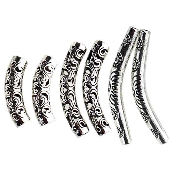 60 pieces wholesale tibetan silver curved tube bead diy for necklace bracelet connector craft findings
60 pieces wholesale tibetan silver curved tube bead diy for necklace bracelet connector craft findings