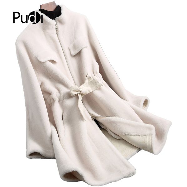 pudi a18196 women's winter real wool fur coat warm jacket coat lady long jacket overcoat, Black
pudi a18196 women's winter real wool fur coat warm jacket coat lady long jacket overcoat, Black