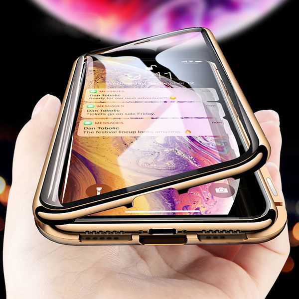 1pcs double sided glass magnetic case for iphone 8 plus luxury 360 degree full protection cover for iphone 11 pro xs max x xr case cover
1pcs double sided glass magnetic case for iphone 8 plus luxury 360 degree full protection cover for iphone 11 pro xs max x xr case cover