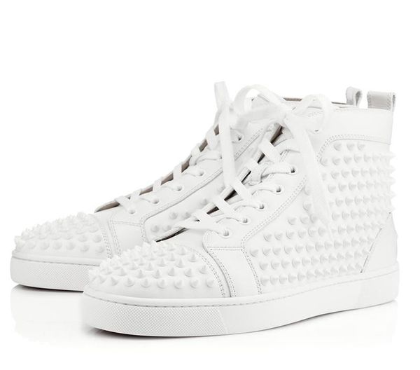big designer shoes high cut red bottom spike sedue calf sneaker luxury hococal party wedding shoes genuine leather casual shoes, Black
big designer shoes high cut red bottom spike sedue calf sneaker luxury hococal party wedding shoes genuine leather casual shoes, Black