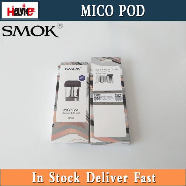 100% Genuine SMOK Mico Pod 1.7ml Replacement Cartridge For Mico Kit with 0.8ohm Mesh 1.0ohm Regular 1.4ohm Ceramic Coil Empty
100% Genuine SMOK Mico Pod 1.7ml Replacement Cartridge For Mico Kit with 0.8ohm Mesh 1.0ohm Regular 1.4ohm Ceramic Coil Empty