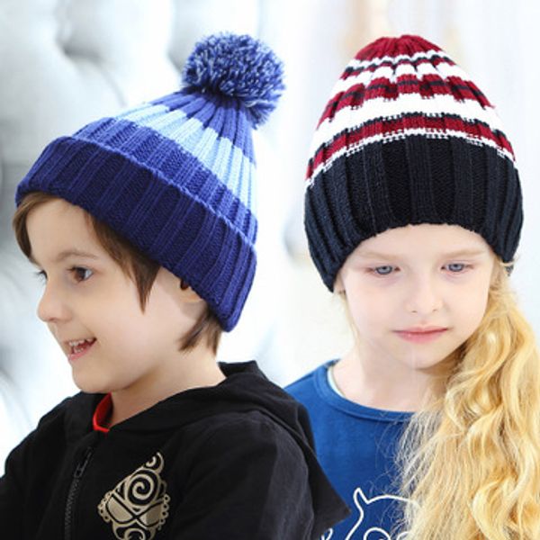 children's knitting autumn and winter fashion ball ball hat crochet outdoor skiing baotou hat warm jumper hat, Blue;gray
children's knitting autumn and winter fashion ball ball hat crochet outdoor skiing baotou hat warm jumper hat, Blue;gray