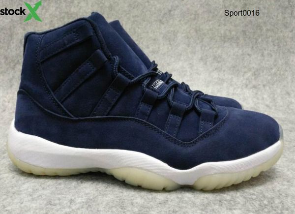 11 11s prm jeter re2pect basketball shoes men 11 jeter blue suede sport sneakers with shoes box, Black
11 11s prm jeter re2pect basketball shoes men 11 jeter blue suede sport sneakers with shoes box, Black