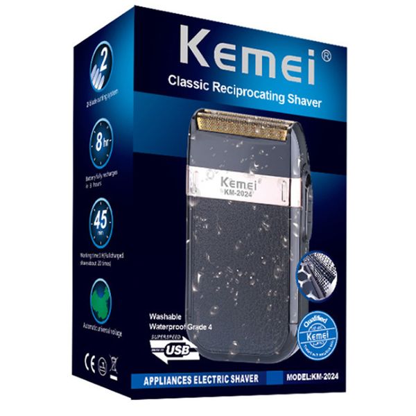 kemei km-2024 rechargeable cordless shaver for maquina afeitar reciprocating beard razor face care multifunction strong trimmer machine wxva
kemei km-2024 rechargeable cordless shaver for maquina afeitar reciprocating beard razor face care multifunction strong trimmer machine wxva