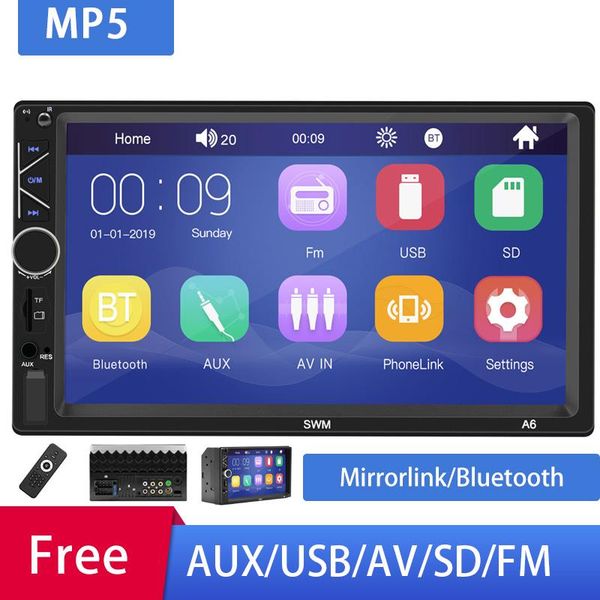 2 din car radio 7" hd touch screen mirrorlink auto radio bluetooth car stereo multimedia mp5 player rear view usb tf fm camera
2 din car radio 7" hd touch screen mirrorlink auto radio bluetooth car stereo multimedia mp5 player rear view usb tf fm camera