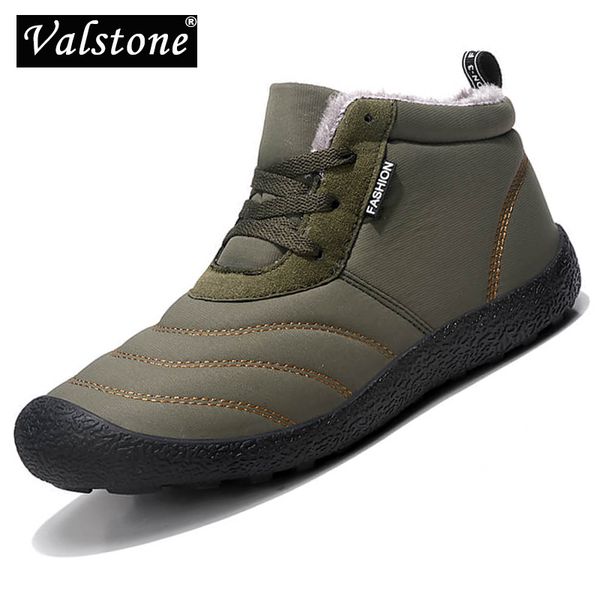 valstone plus size 48 winter men snow boots warm plush lining ankle boot winter sneakers outdoor walking winer shoes breathable, Black
valstone plus size 48 winter men snow boots warm plush lining ankle boot winter sneakers outdoor walking winer shoes breathable, Black