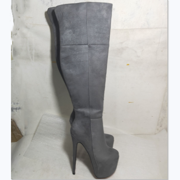 shofoo shoes,elegant fashionable suede, about 18cm high-heeled women's boots,over-the- knee high women's boots, Black
shofoo shoes,elegant fashionable suede, about 18cm high-heeled women's boots,over-the- knee high women's boots, Black