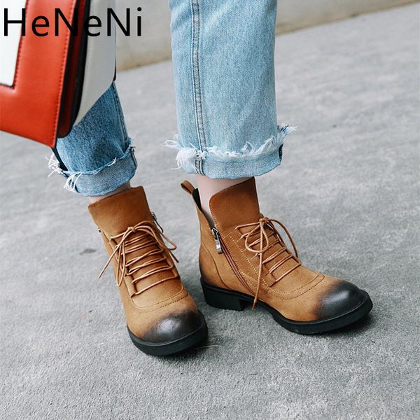 ankle boots retro genuine leather quality zipper autumn winter fashion lady cow suede lace-up shoes handmade western boots, Black
ankle boots retro genuine leather quality zipper autumn winter fashion lady cow suede lace-up shoes handmade western boots, Black