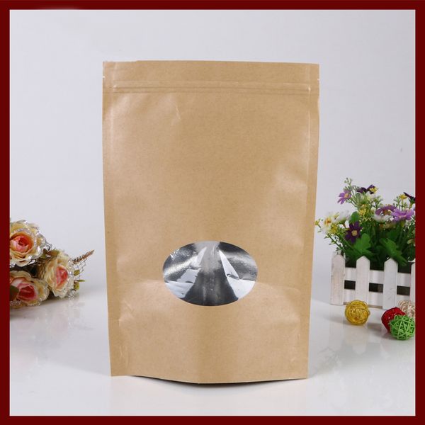 11*16+3 50pcs brown self zip lock kraft paper bags with window for gifts sweets and candy jewelry retail package paper
11*16+3 50pcs brown self zip lock kraft paper bags with window for gifts sweets and candy jewelry retail package paper