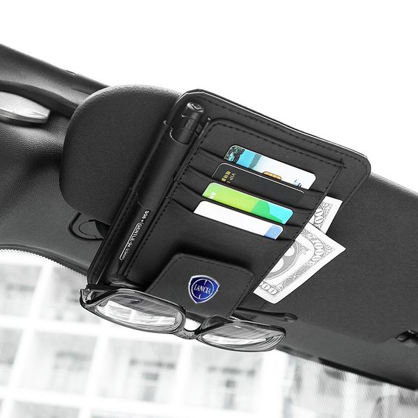 car sun visor glasses card ticket clip organizer leather storage bag for lancia stratos delta ypsilon sunshade holder tidying
car sun visor glasses card ticket clip organizer leather storage bag for lancia stratos delta ypsilon sunshade holder tidying