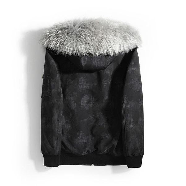parka real fur coat men winter jacket for men hooded natural raccoon fur liner short winter jackets mens parkas 19987, Black
parka real fur coat men winter jacket for men hooded natural raccoon fur liner short winter jackets mens parkas 19987, Black
