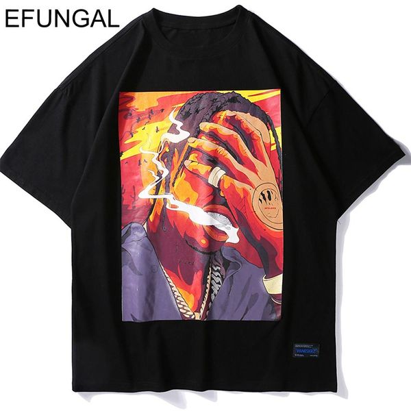 efungal smoking printed t shirts hip hop casual short sleeve harajuku tees men women summer streetwear skateboards tshirt, White;black
efungal smoking printed t shirts hip hop casual short sleeve harajuku tees men women summer streetwear skateboards tshirt, White;black