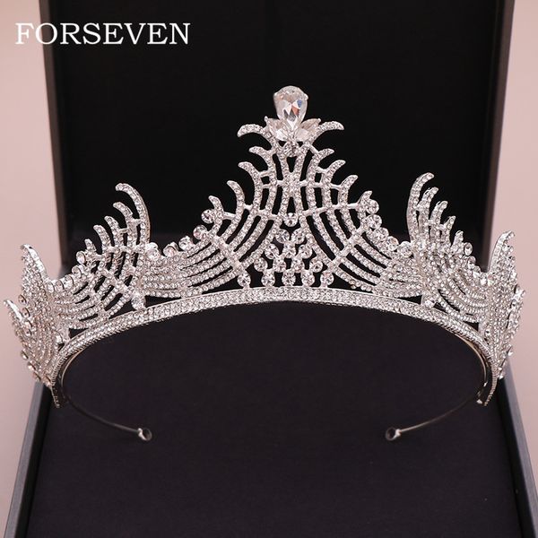 luxurious rhinestone crystal crown tiara bridal crystal tiara wedding hair jewelry head piece crystal crown headband for women, Golden;white
luxurious rhinestone crystal crown tiara bridal crystal tiara wedding hair jewelry head piece crystal crown headband for women, Golden;white