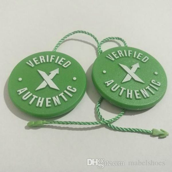 2018 Hot Sale QR Code Stock X Tag Green Circular Tag Plastic Verified Authentic Shoes Top Quality
2018 Hot Sale QR Code Stock X Tag Green Circular Tag Plastic Verified Authentic Shoes Top Quality