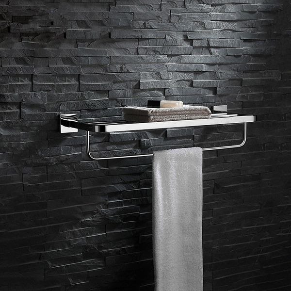 Bathroom Accessories Towel Rack Chrome Polished Double Layers Bath towel Holder Solid Metal Square Towel Bar
Bathroom Accessories Towel Rack Chrome Polished Double Layers Bath towel Holder Solid Metal Square Towel Bar