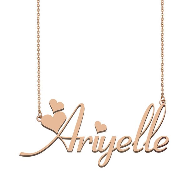ariyelle name necklace pendant for women girlfriend gifts custom nameplate children friends jewelry 18k gold plated stainless steel, Silver
ariyelle name necklace pendant for women girlfriend gifts custom nameplate children friends jewelry 18k gold plated stainless steel, Silver
