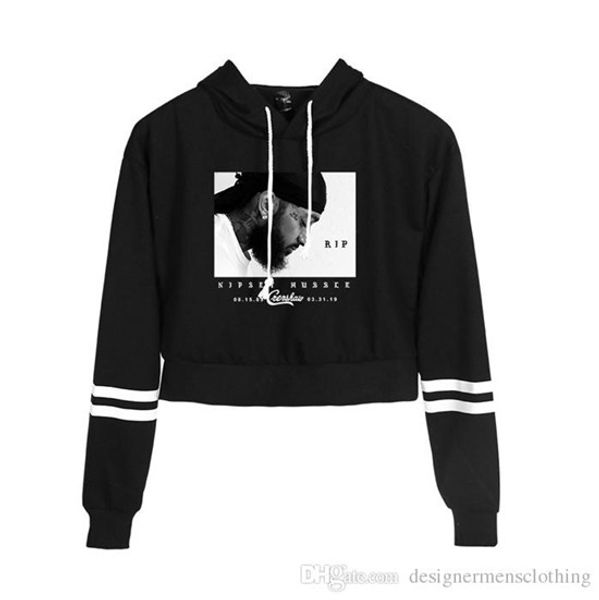 famous rapper nipsey hussle print fashion womens short hoodies mens designer hoodies long sleeve couple clothing, Black
famous rapper nipsey hussle print fashion womens short hoodies mens designer hoodies long sleeve couple clothing, Black