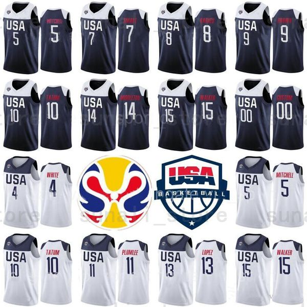 2019 world cup u a team ba ketball 10 jay on tatum kemba 15 walker 8 harri on barne myle turner 5 donovan mitchell derrick white jer ey
2019 world cup u a team ba ketball 10 jay on tatum kemba 15 walker 8 harri on barne myle turner 5 donovan mitchell derrick white jer ey