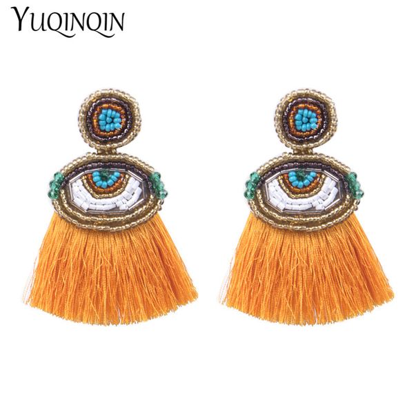 fashion resin beaded tassel earrings for women ethnic long drop earings hanging yellow big earring statement bohemian brincos, Silver
fashion resin beaded tassel earrings for women ethnic long drop earings hanging yellow big earring statement bohemian brincos, Silver