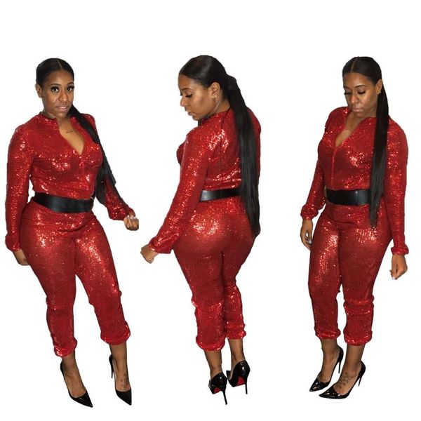 sequin woman jumpsuit bling overalls and club playsuit woman long sleeve women jumpsuit, Black;white
sequin woman jumpsuit bling overalls and club playsuit woman long sleeve women jumpsuit, Black;white
