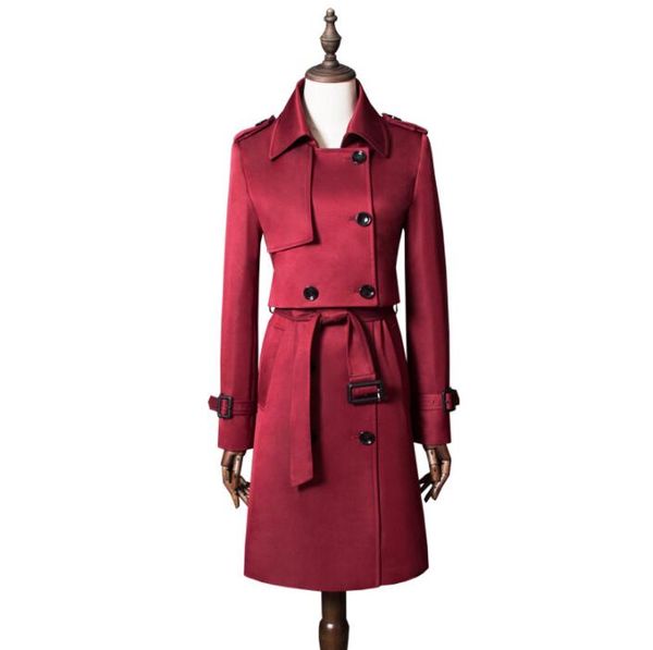 ladies double-breasted trench coat for women long sleeves coats womens casaco feminino overcoat woman european spring khaki, Tan;black
ladies double-breasted trench coat for women long sleeves coats womens casaco feminino overcoat woman european spring khaki, Tan;black