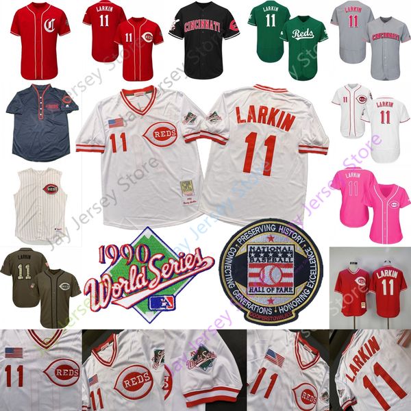 Cincinnati Barry Larkin Jersey Reds 1990 World Series Hall Of Fame Home Away Cooperstown Flexbase Cool Base Pinstripe Camo Pink Button Pullo
Cincinnati Barry Larkin Jersey Reds 1990 World Series Hall Of Fame Home Away Cooperstown Flexbase Cool Base Pinstripe Camo Pink Button Pullo