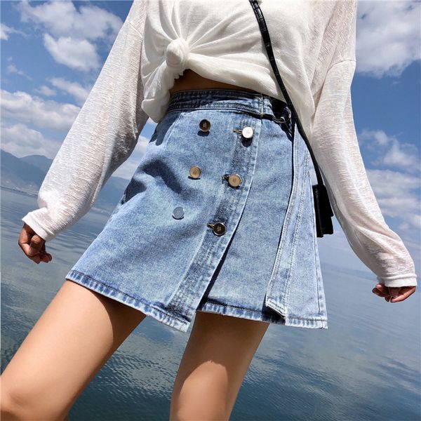 pencil denim skirts women skirt single-breasted high waist bodycon mini skirt female streetwear jeans summer skirts 2020, Black
pencil denim skirts women skirt single-breasted high waist bodycon mini skirt female streetwear jeans summer skirts 2020, Black