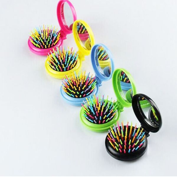 1pcs girls functional mini mirror folding comb airbag massage round hair brush makeup comb hair brush pro styling tool portable, Silver
1pcs girls functional mini mirror folding comb airbag massage round hair brush makeup comb hair brush pro styling tool portable, Silver
