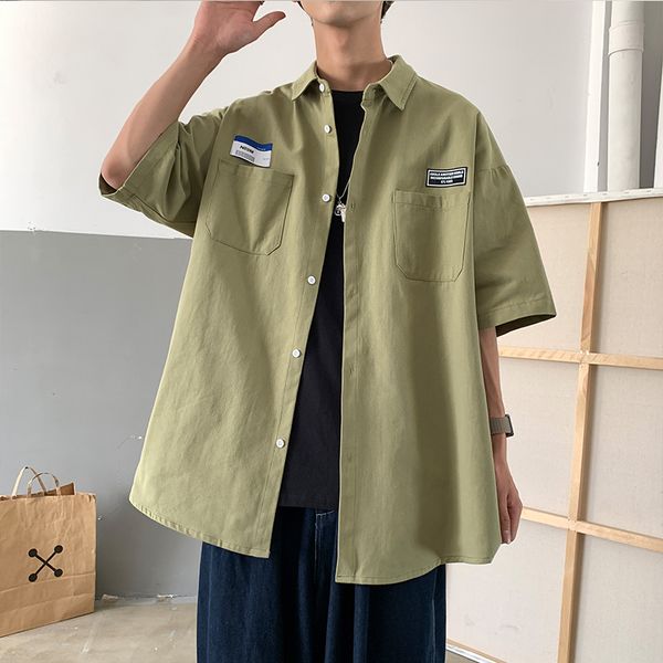 mogu men shirts 2020 summer new solid short sleeve casual shirts hip hop harajuku loose hawaiian streetwear camisa, White;black
mogu men shirts 2020 summer new solid short sleeve casual shirts hip hop harajuku loose hawaiian streetwear camisa, White;black