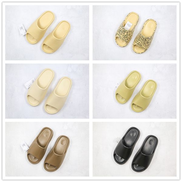 2020 kanye slide resin bone earth brown black foam women beach sandals men summer slipper breathable scuffs with box 
2020 kanye slide resin bone earth brown black foam women beach sandals men summer slipper breathable scuffs with box